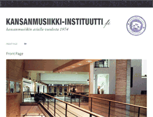 Tablet Screenshot of kansanmusiikki-instituutti.fi